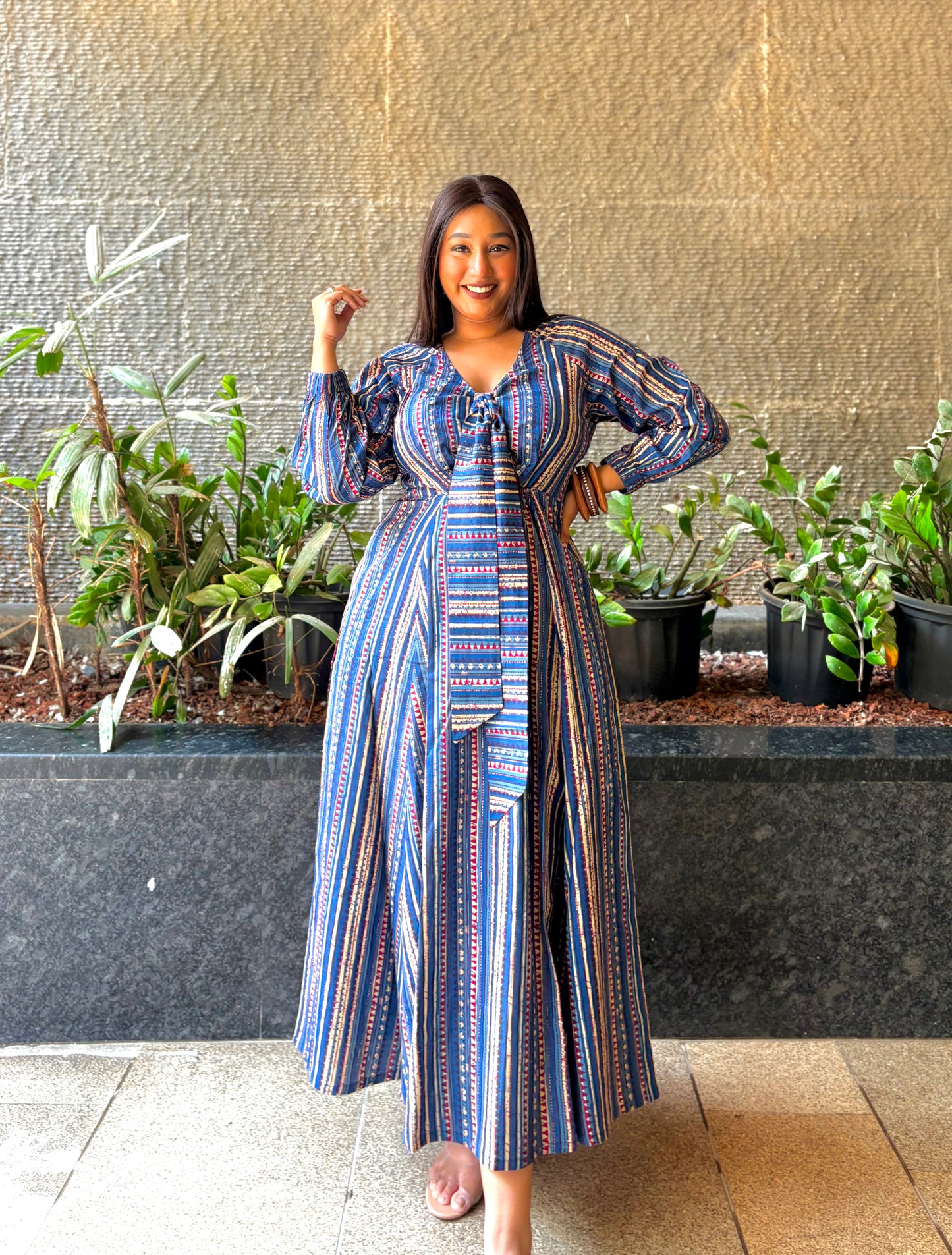 Ophelia Blue Knot Dress