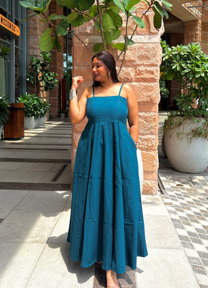 Sophie Teal Maxi Dress