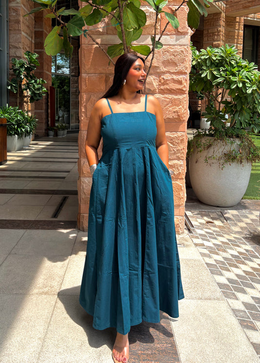 Sophie Teal Maxi Dress