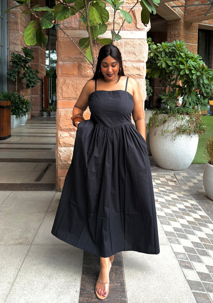 Ella Black Maxi Dress