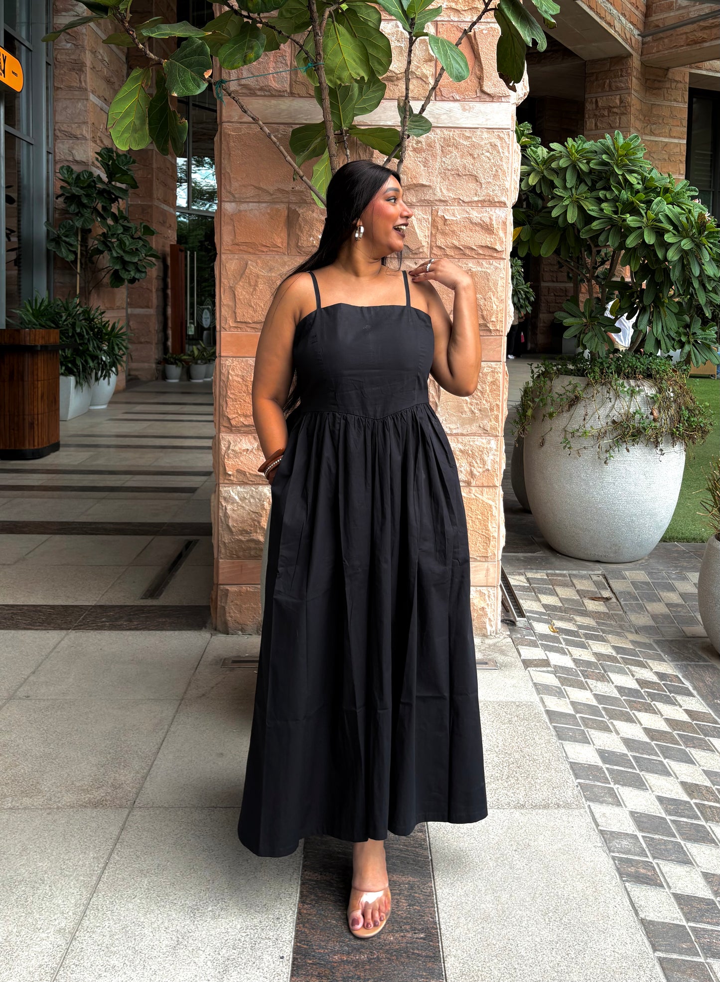 Ella Black Maxi Dress