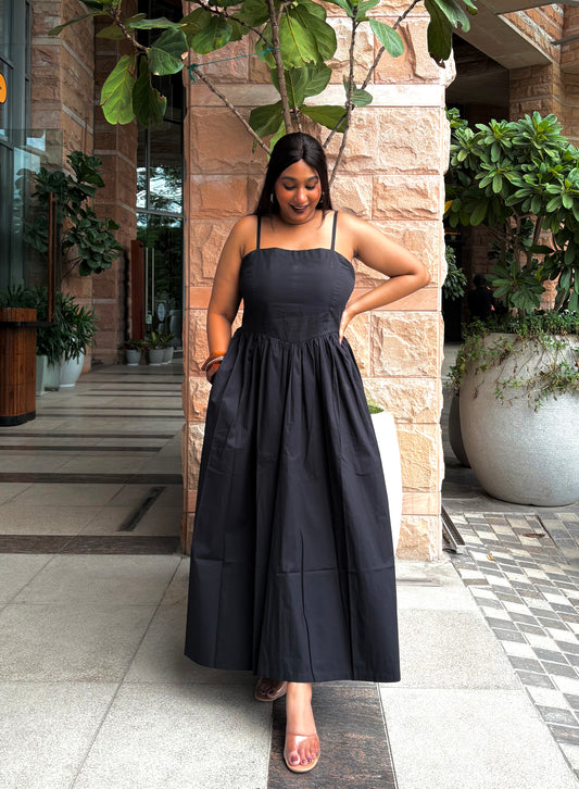 Ella Black Maxi Dress