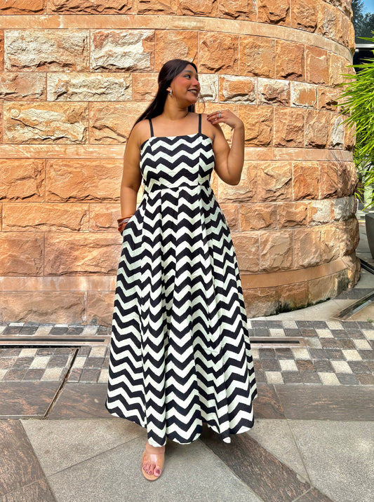 Luna Stripe Maxi Dress