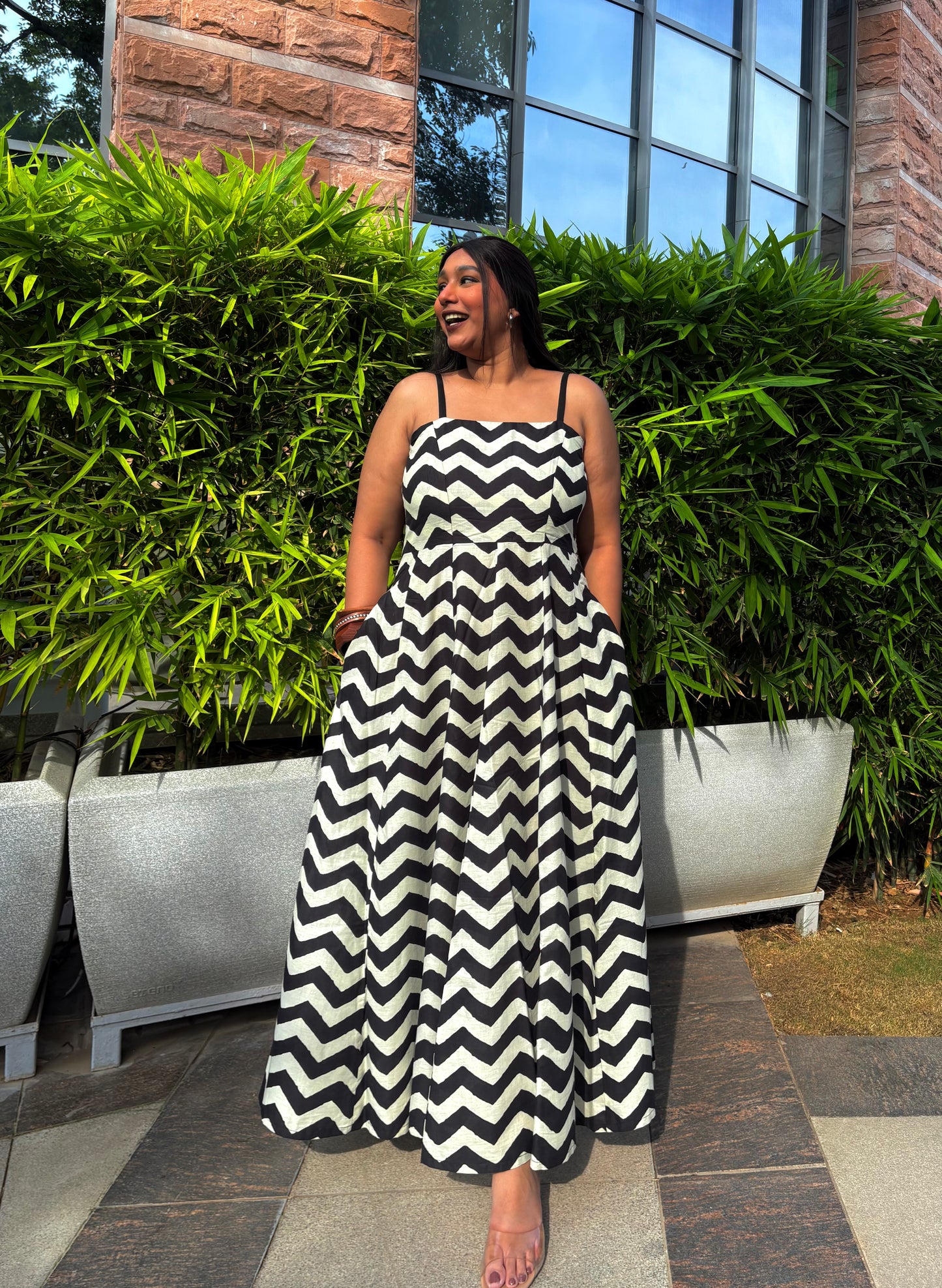 Luna Stripe Maxi Dress
