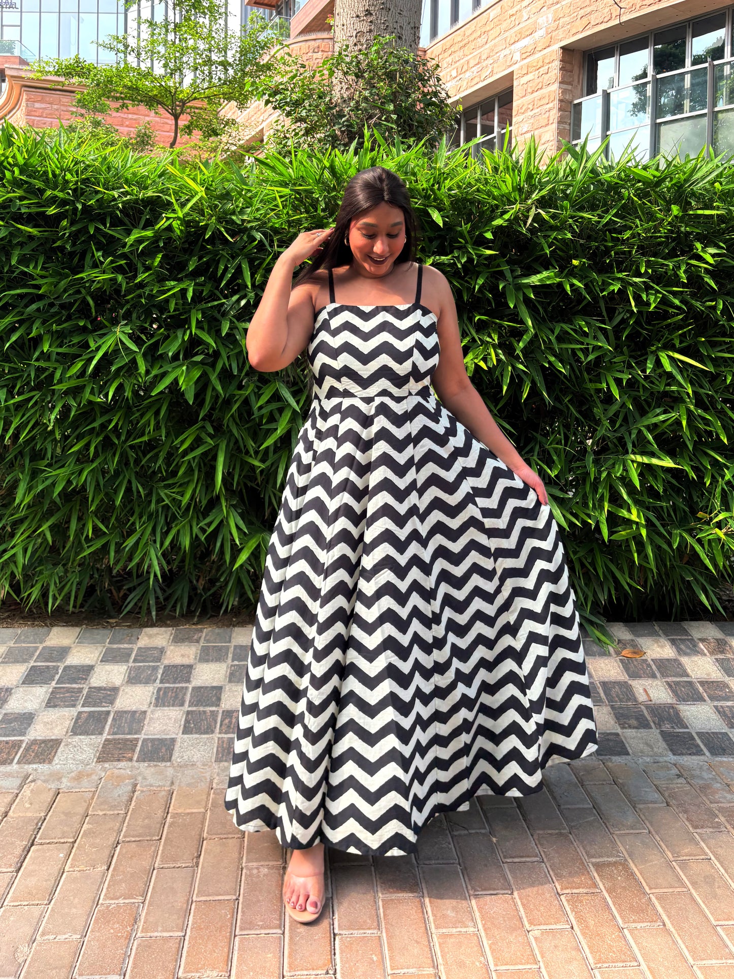 Luna Stripe Maxi Dress
