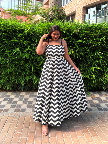 Luna Stripe Maxi Dress