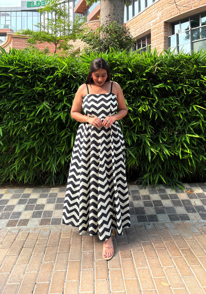 Luna Stripe Maxi Dress