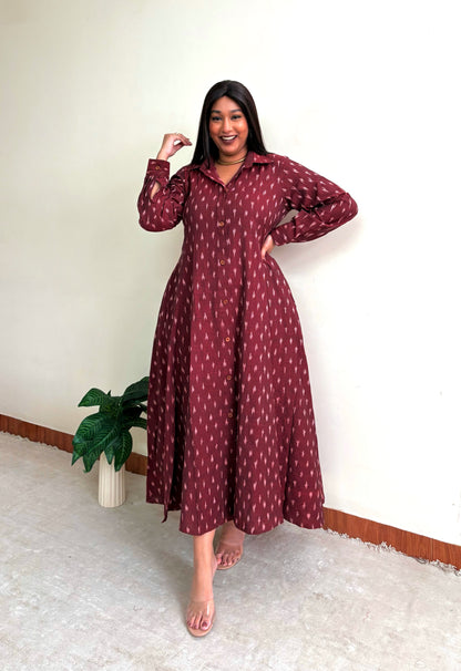 Mahogany Extra Flare Shirt