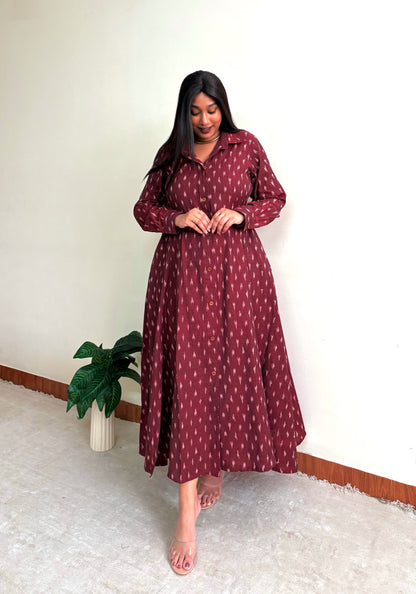 Mahogany Extra Flare Shirt