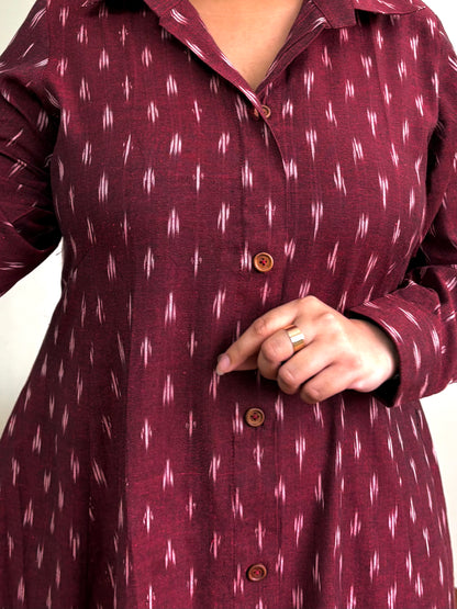 Mahogany Extra Flare Shirt