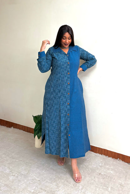 Sapphire Teal Straight Shirt