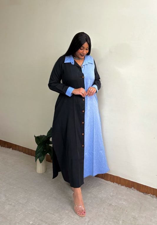 Blue Ebony Straight Shirt