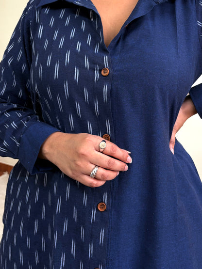 Oxford Blue Straight Shirt