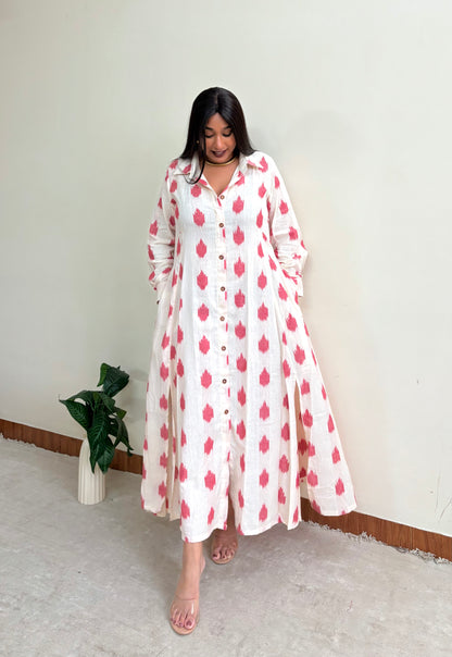 Peach Extra Flare Shirt