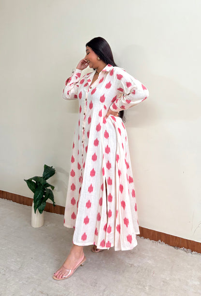 Peach Extra Flare Shirt