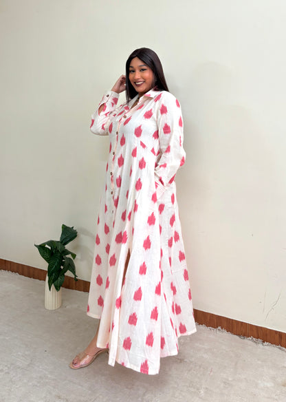 Peach Extra Flare Shirt