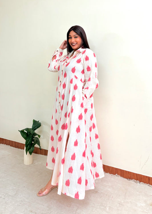 Peach Extra Flare Shirt