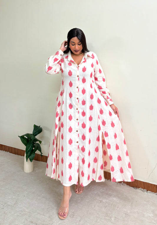Peach Extra Flare Shirt