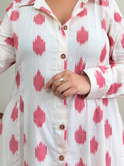Peach Extra Flare Shirt