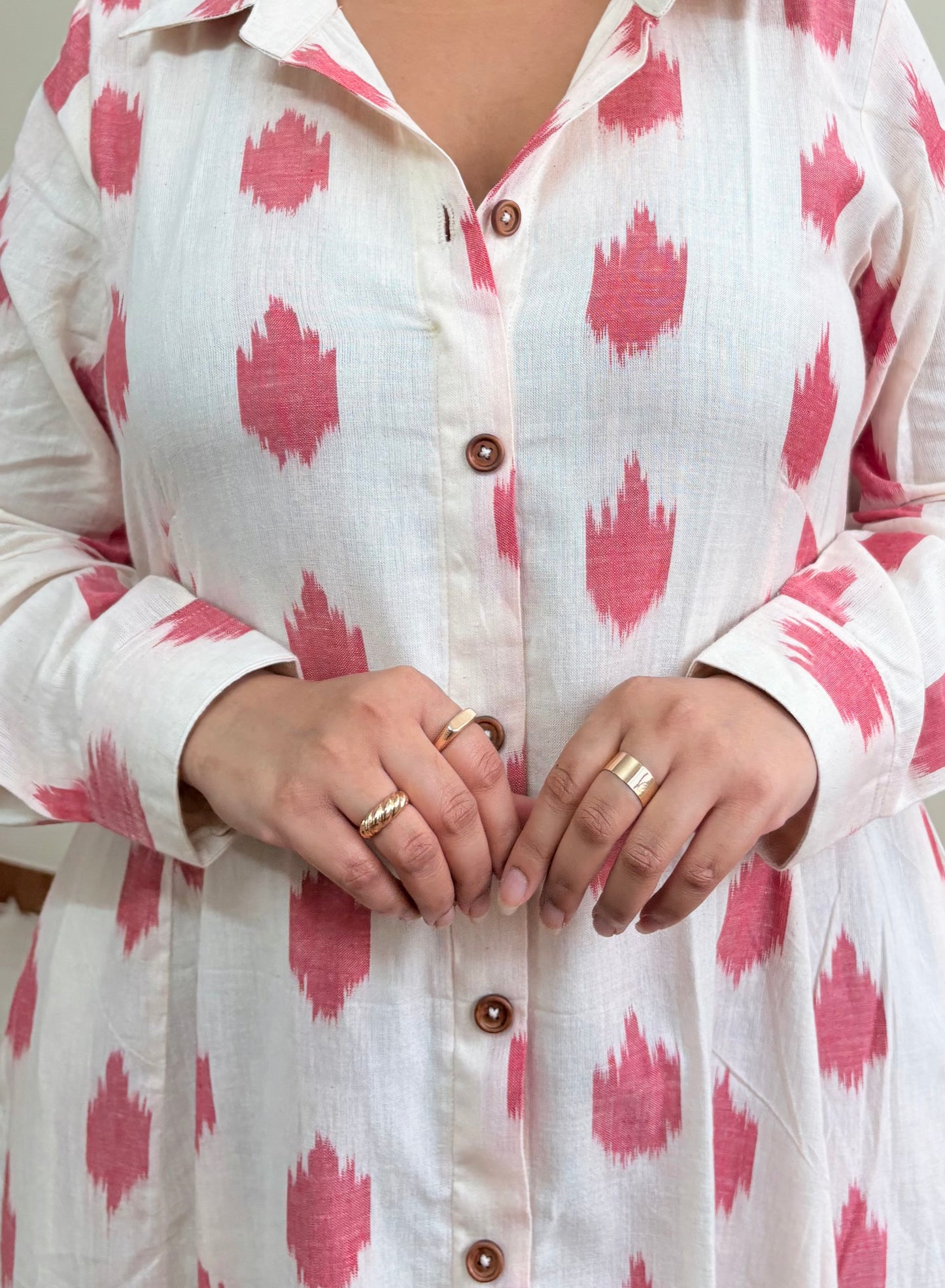 Peach Extra Flare Shirt