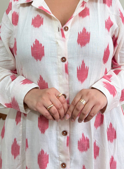 Peach Extra Flare Shirt