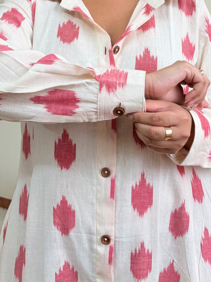 Peach Extra Flare Shirt