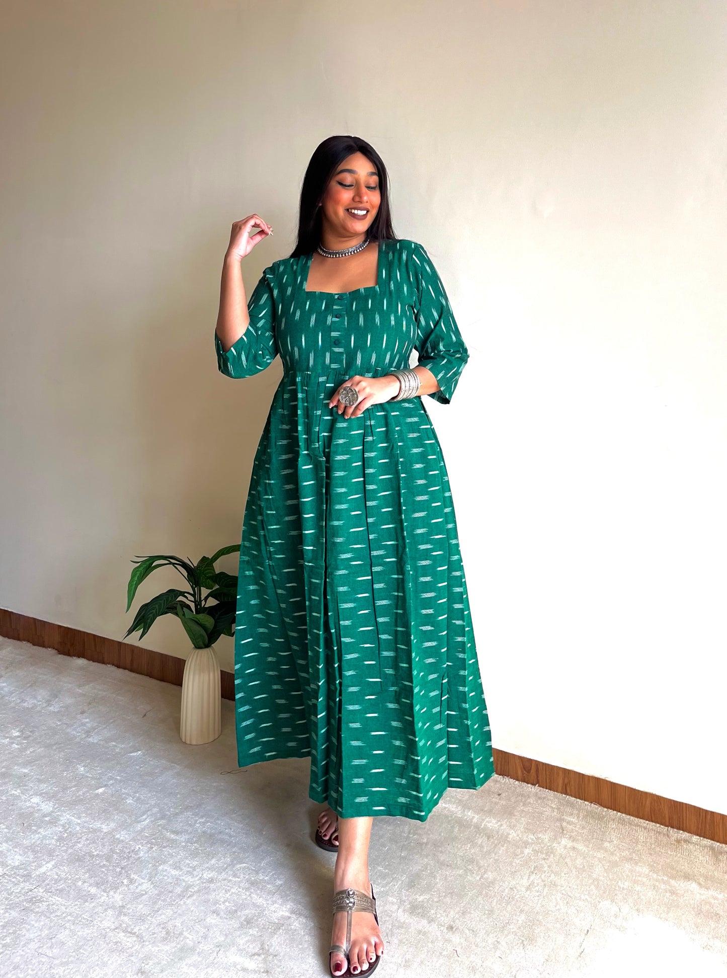 Evergreen Maxi Dress (S)