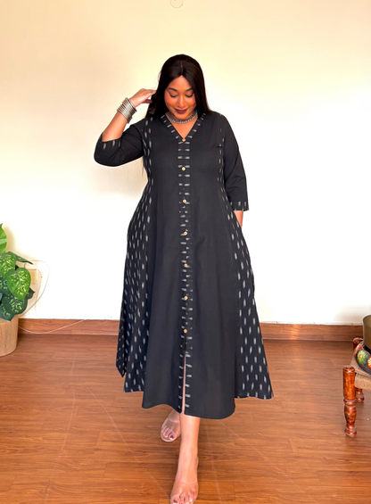 Suhana A-line Patchwork Dress