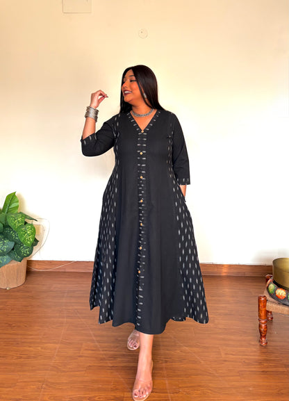 Suhana A-line Patchwork Dress