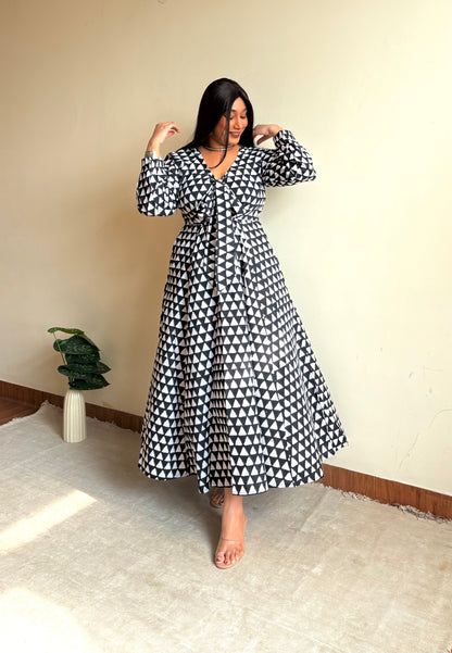 Lina Mosaic Knot Dress