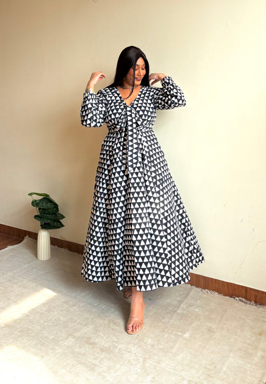 Lina Mosaic Knot Dress