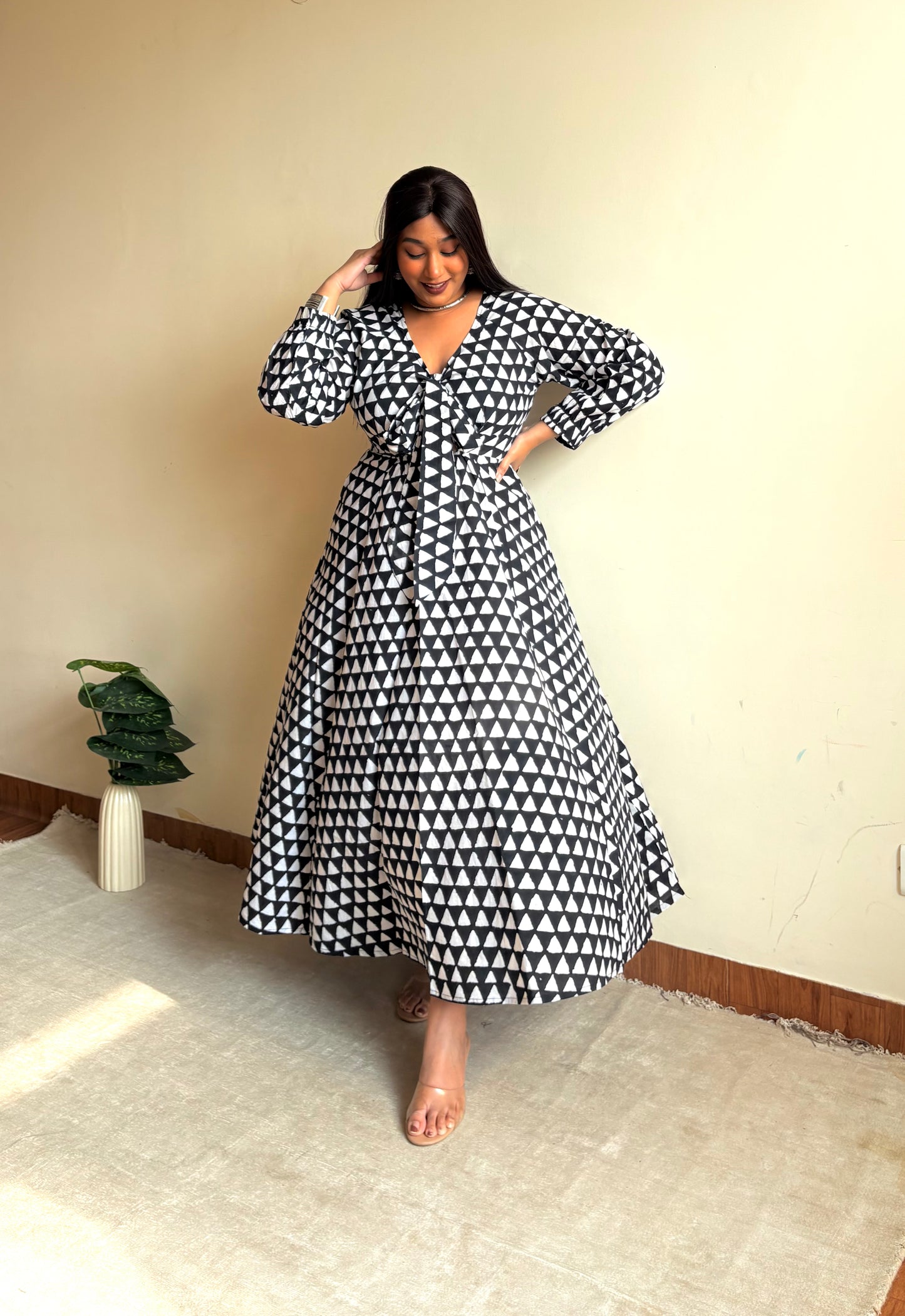 Lina Mosaic Knot Dress