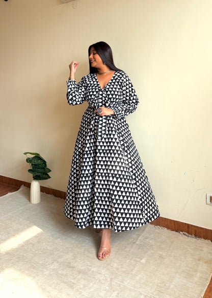 Lina Mosaic Knot Dress