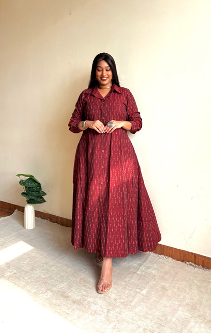 Mahogany Extra Flare Shirt