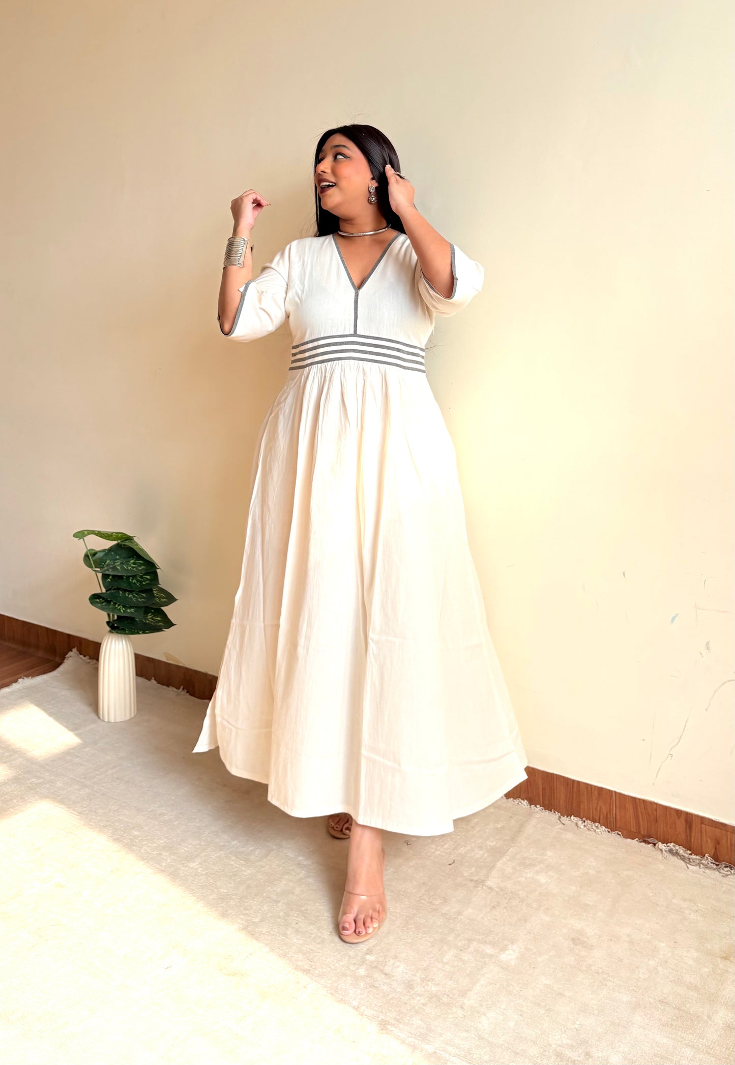 Fia Ikat Fit & Flare Dress