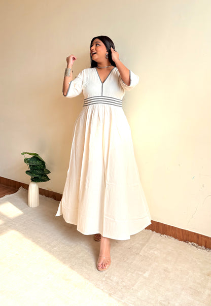 Fia Ikat Fit & Flare Dress