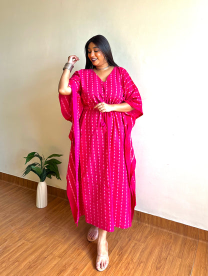 Gulabi Katha Kaftan (S)