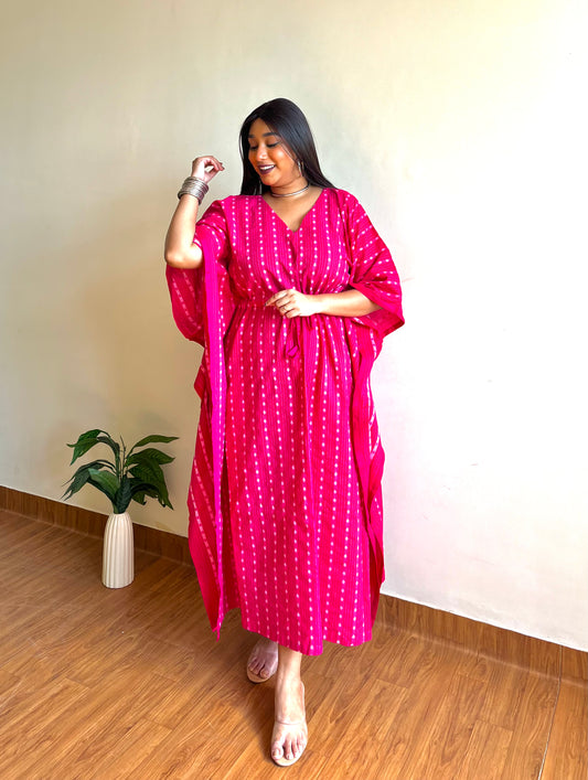 Gulabi Katha Kaftan (S)