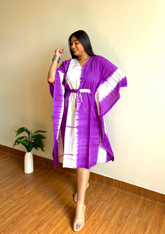 Purple Natural Dye Kaftan (S)