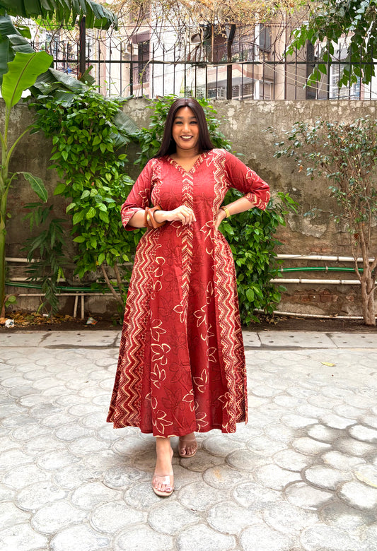 Raha Patchwork Dress