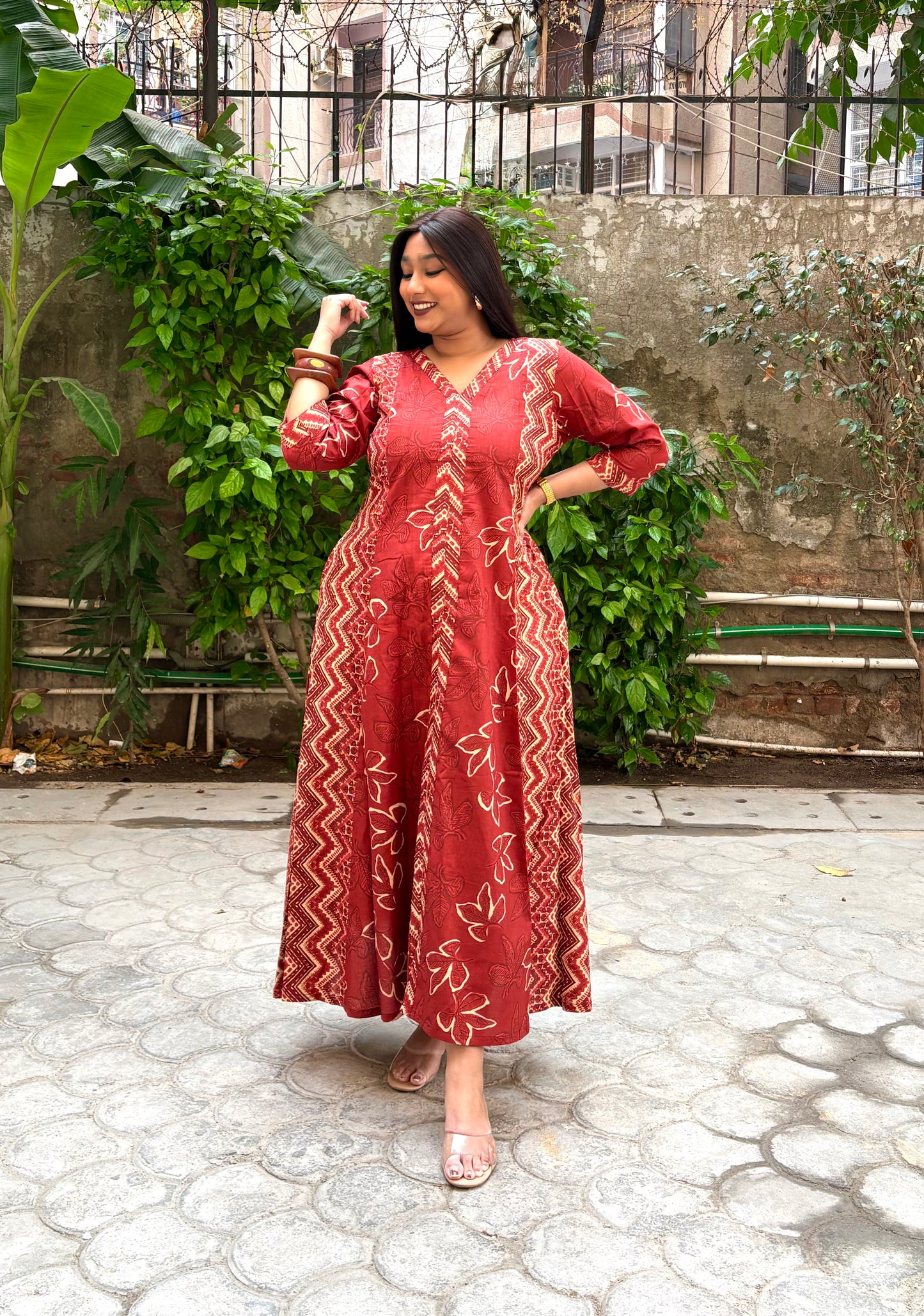 Raha Patchwork Dress