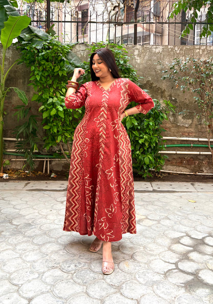 Raha Patchwork Dress