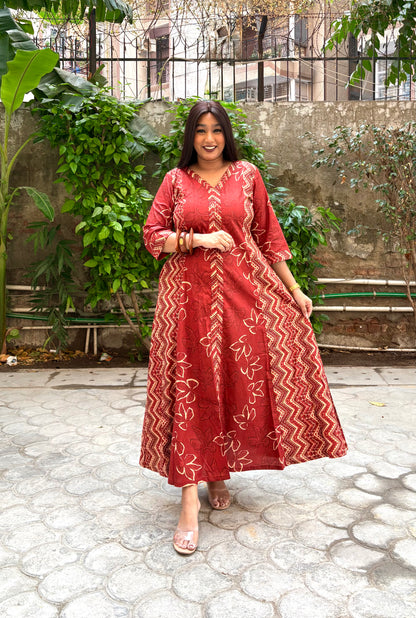 Raha Patchwork Dress