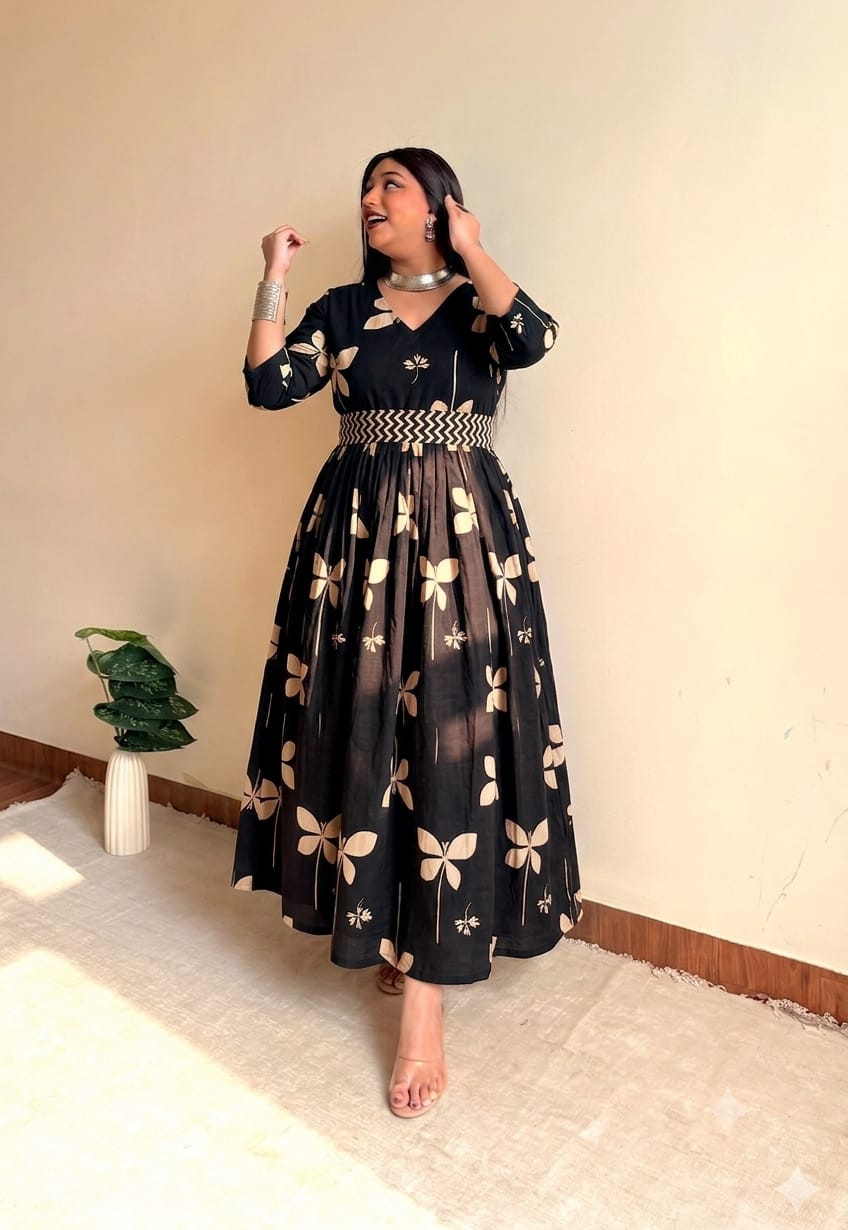Shifa Fit & Flare Dress