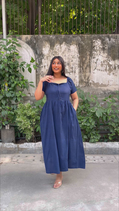 Navy Anabelle Dress