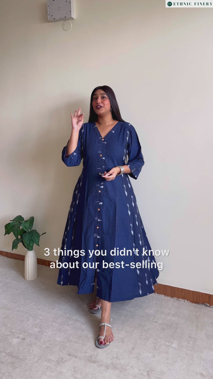 Sahaj A-line Patchwork Dress
