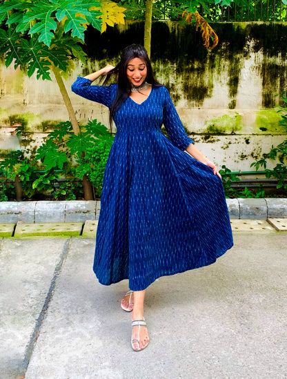 Gargi Blue Anarkali